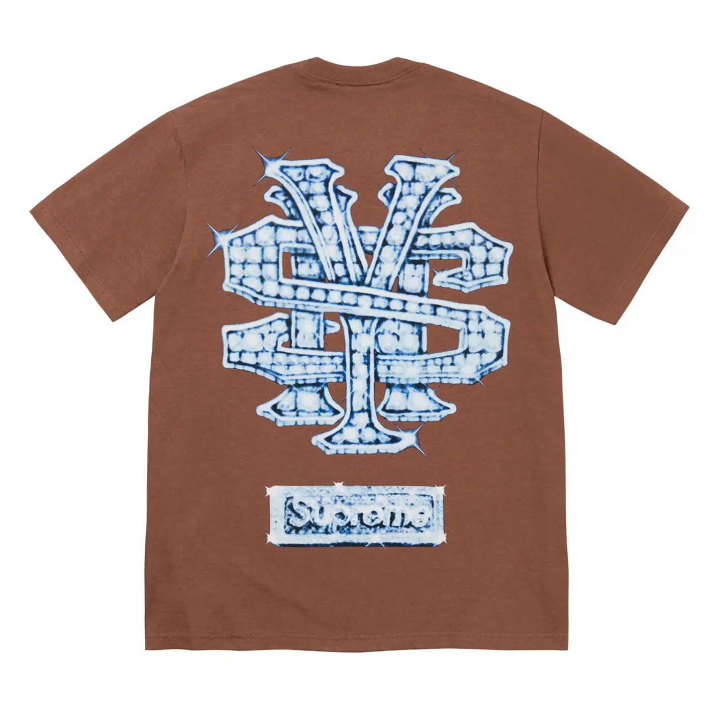 Supreme Snowman Tee Brown