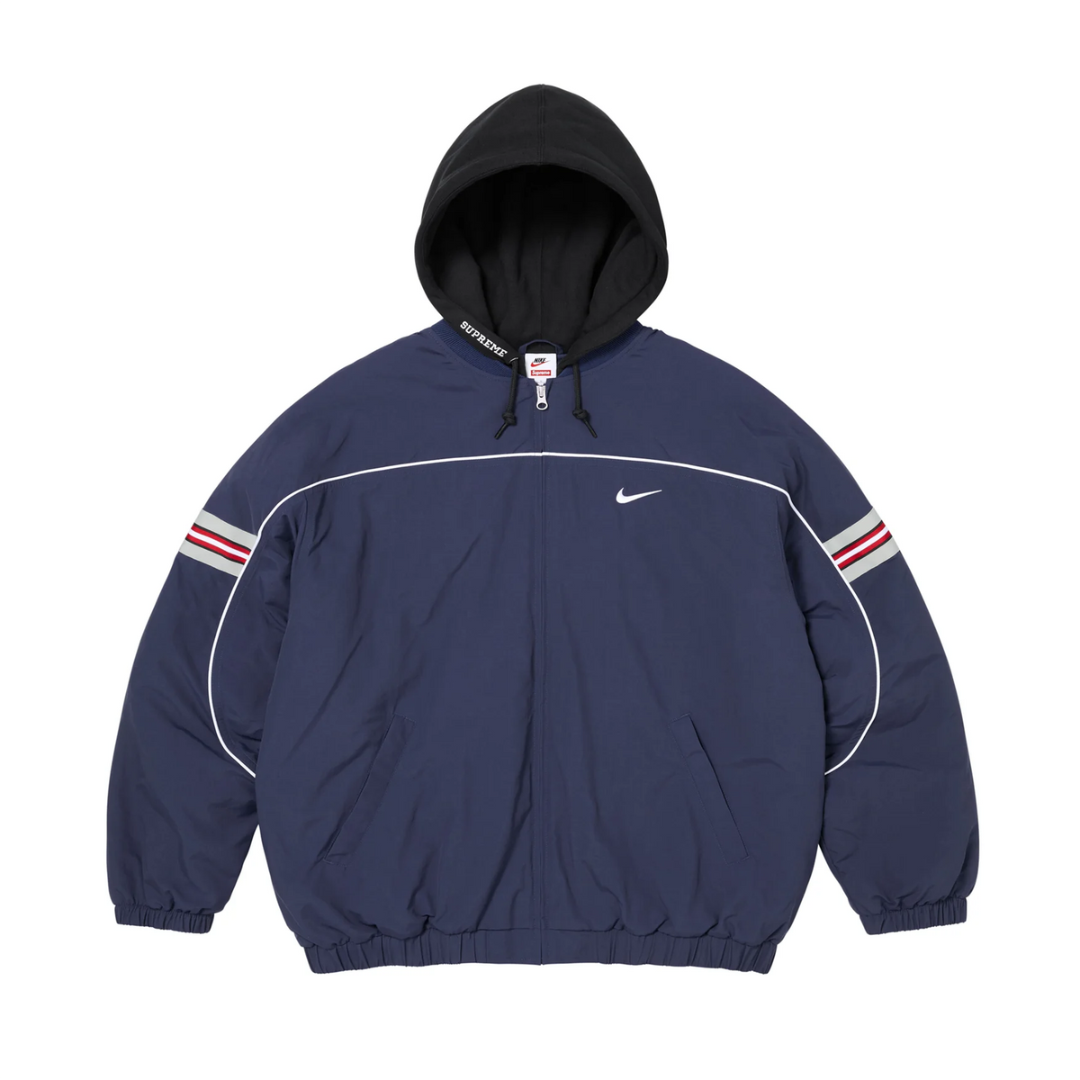 Supreme Nike Nylon Hooded Jacket Navy