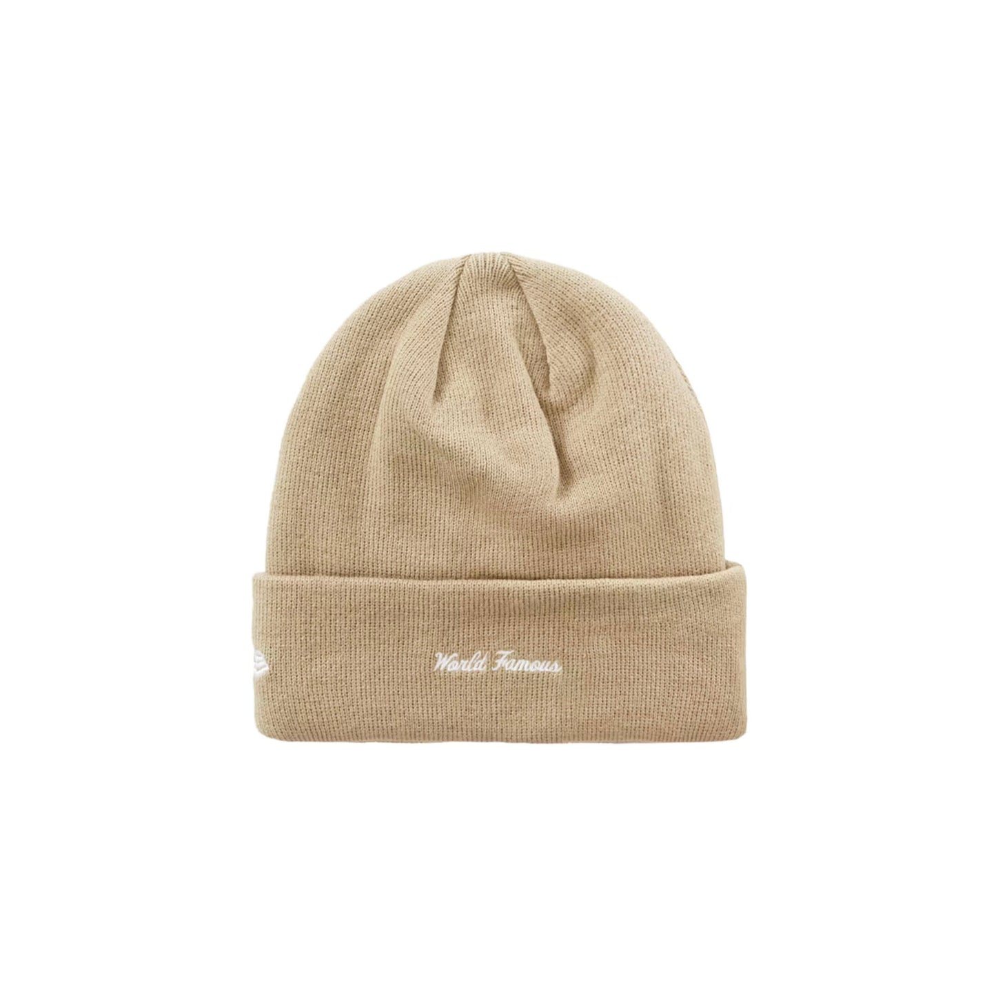 Supreme New Era Box Logo Beanie (FW23) Dark Sand [USED]