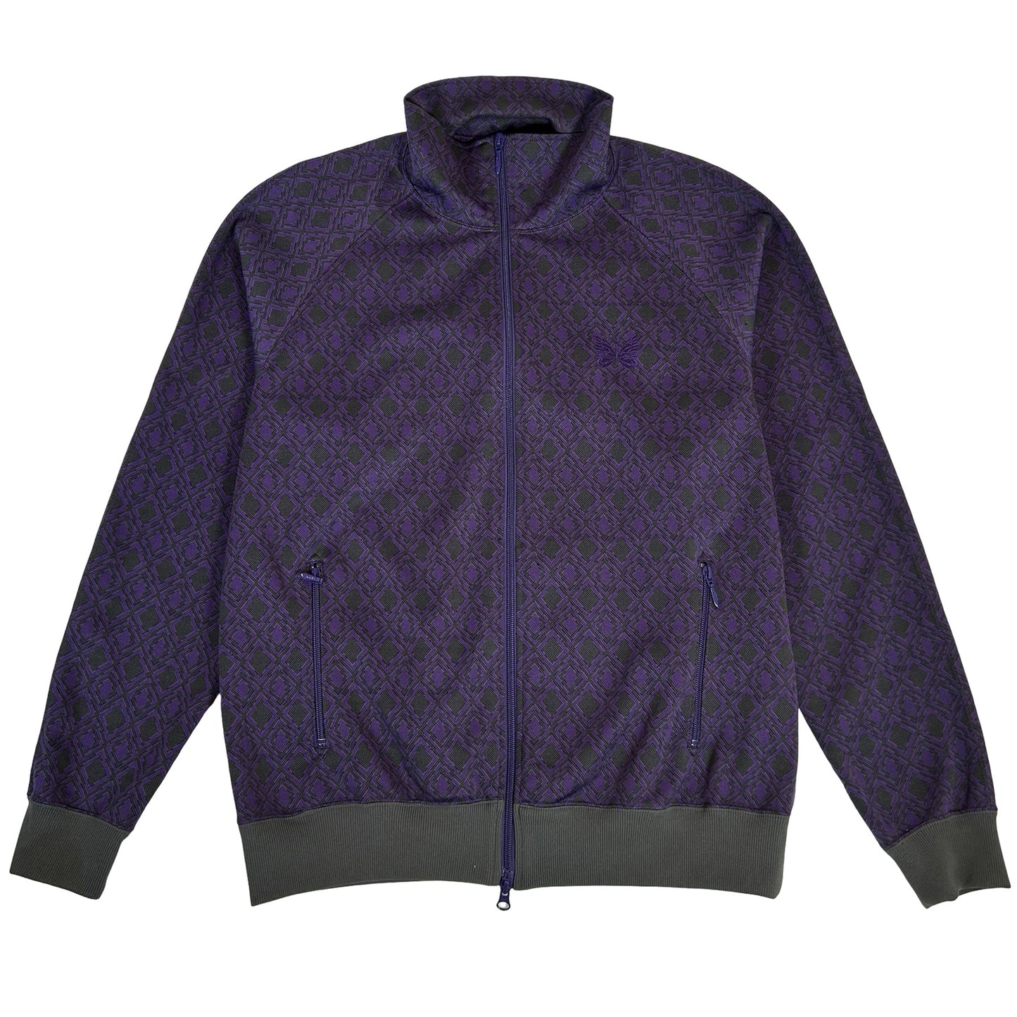 Needles Polyester Allover Pattern Jacket Purple [USED] - L (Used)