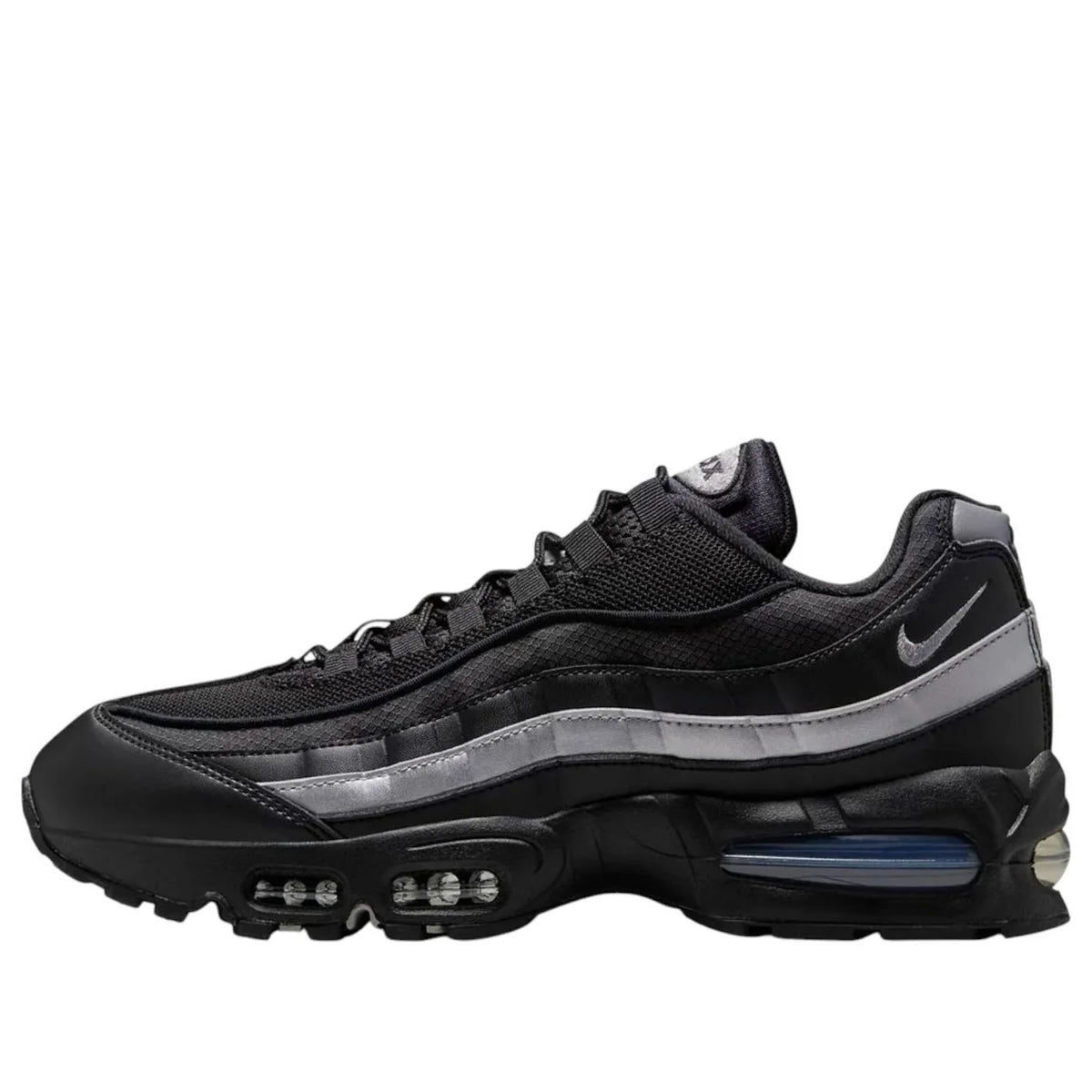 IB1667 003 Nike Air Max 95 OG Big Bubble Black White Metallic Silver