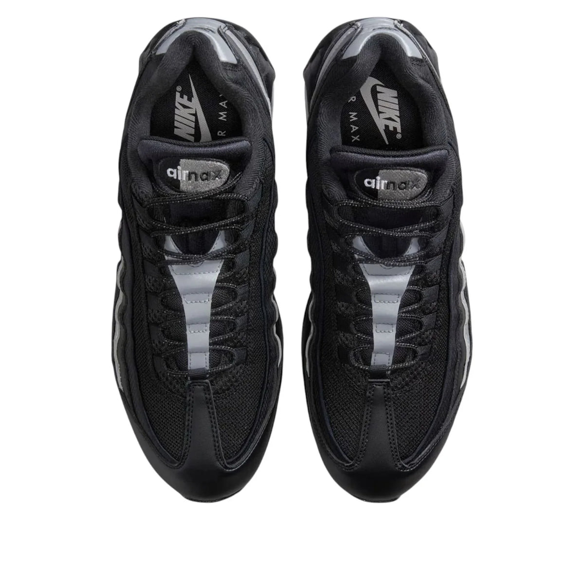 IB1667 003 Nike Air Max 95 OG Big Bubble Black White Metallic Silver
