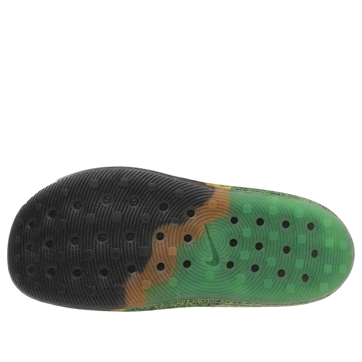 IR0459 001 Nike ReactX Rejuven8 Slide .SWOOSH Touch Grass Dark Smoke Grey Kelly Green