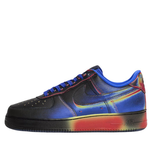 IB6834 001 Nike Air Force 1 Low Retro Heat Map Black Racer Blue