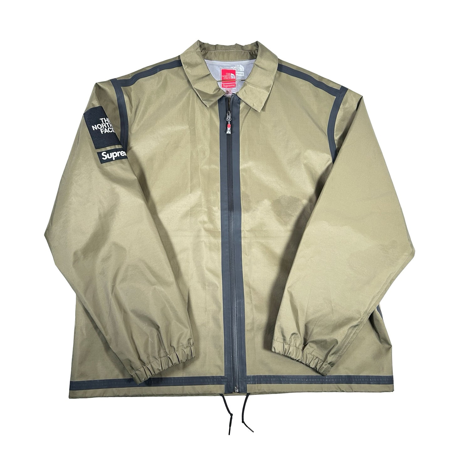 Supreme The North Face Summit Series Outer Tape Seam Coaches Jacket Olive [USED] - XL (Used)