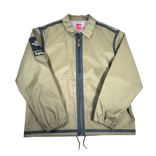 Supreme The North Face Summit Series Outer Tape Seam Coaches Jacket Olive [USED] - XL (Used)