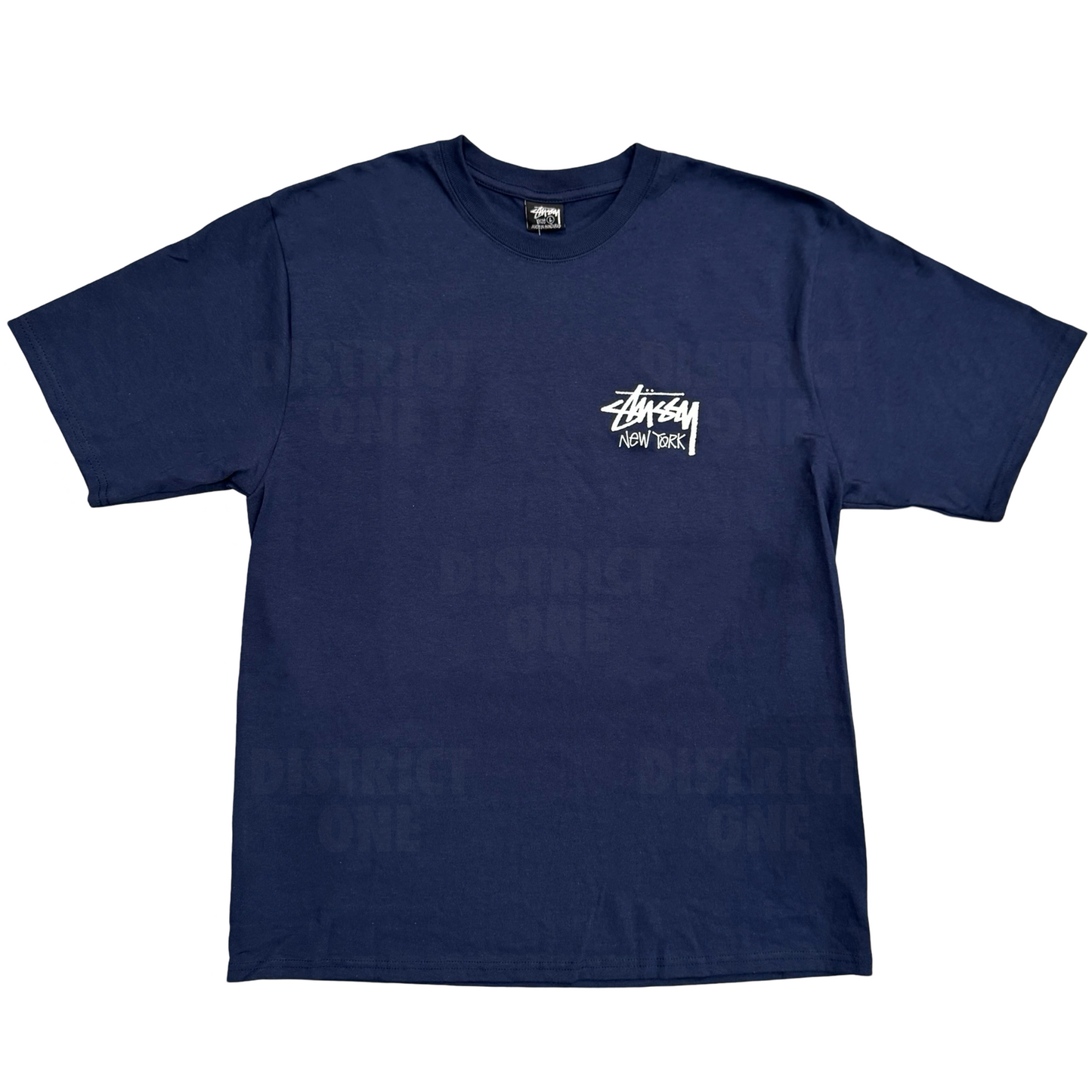 Stussy Stock New York Tee Navy