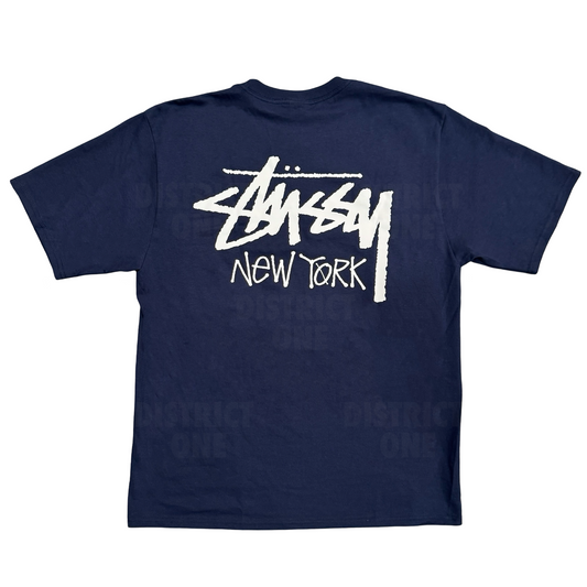 Stussy Stock New York Tee Navy