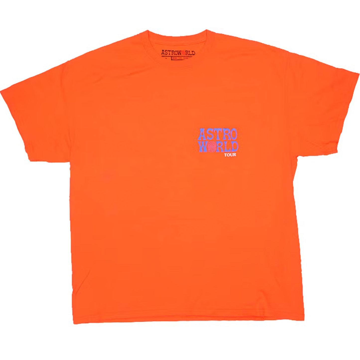 Travis Scott Astroworld NY Exclusive T-shirt Orange [USED] - L (Used)