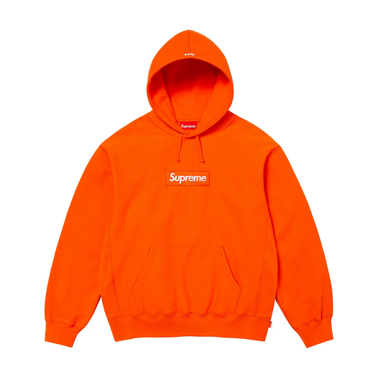 Supreme Box Logo Hooded Sweatshirt FW24 Orange