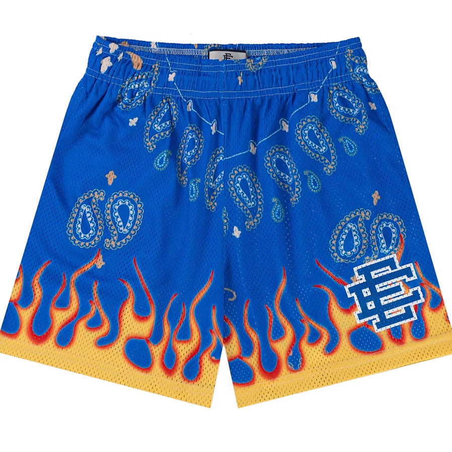 Eric Emanuel EE Basic Short Blue Paisley Flame