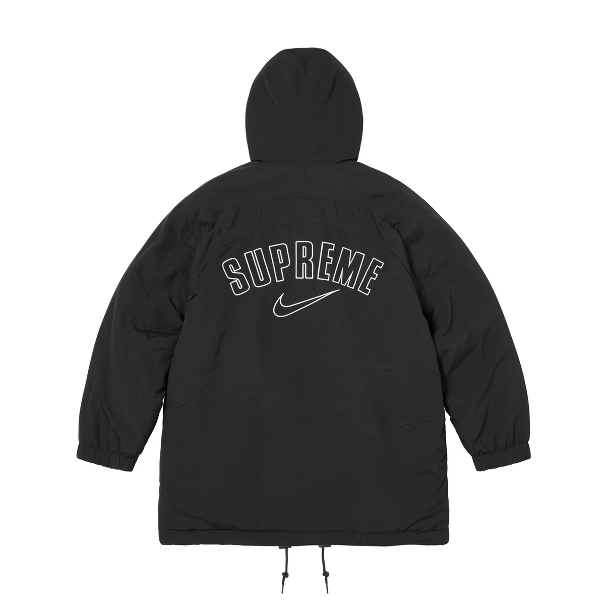 Supreme Nike Faux Fur Reversible Parka Black