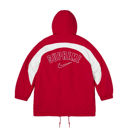Supreme Nike Faux Fur Reversible Parka Red