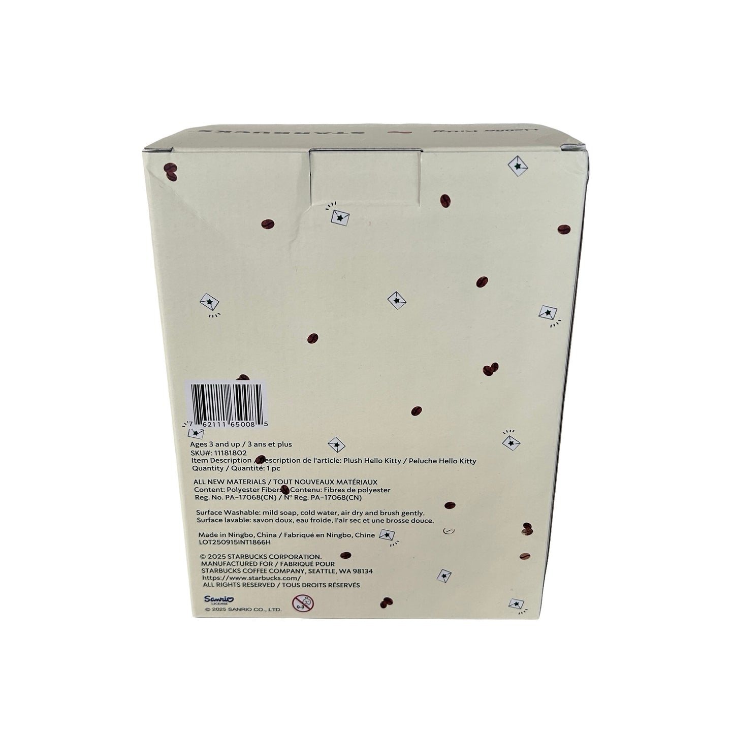 Starbucks Hello Kitty Boxed Plush