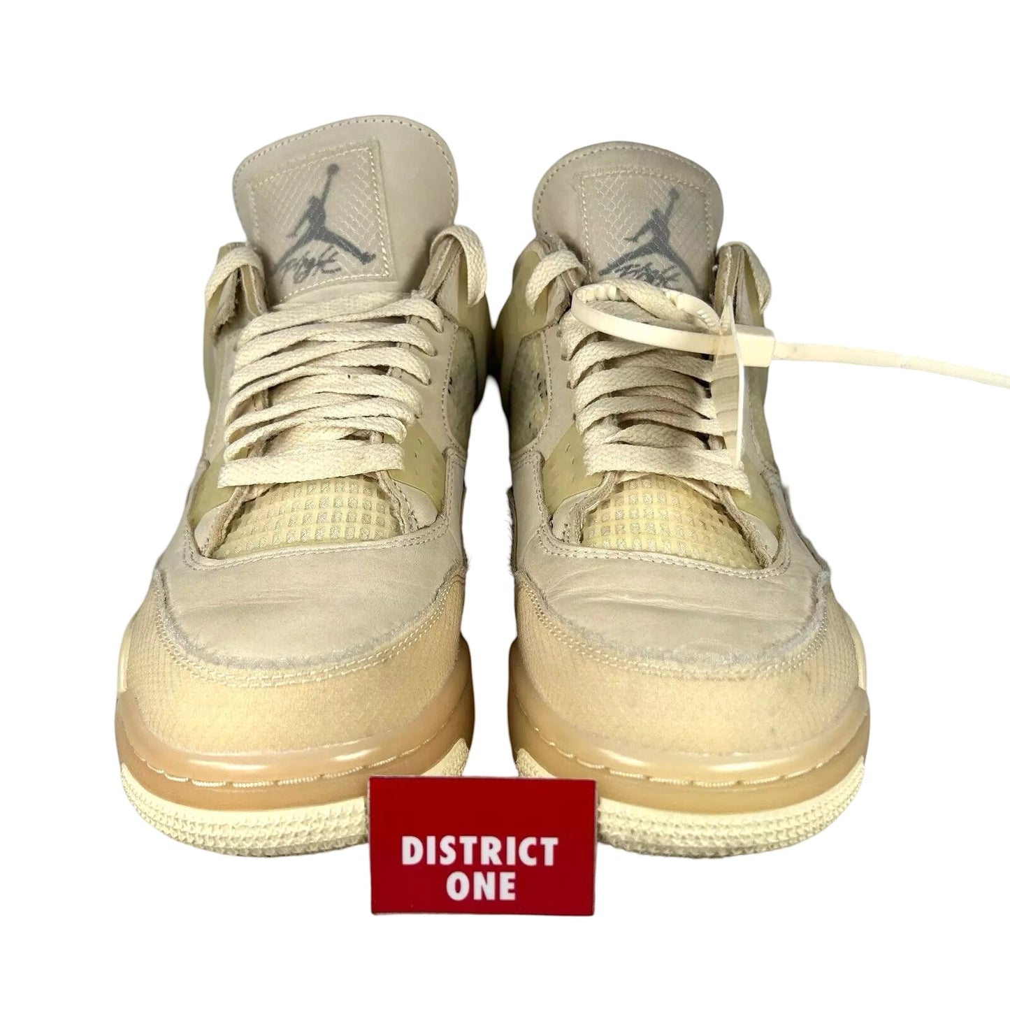 CV9388 100 Jordan 4 Retro Off-White Sail (Women's) [USED] - 10.5 W (Used5)