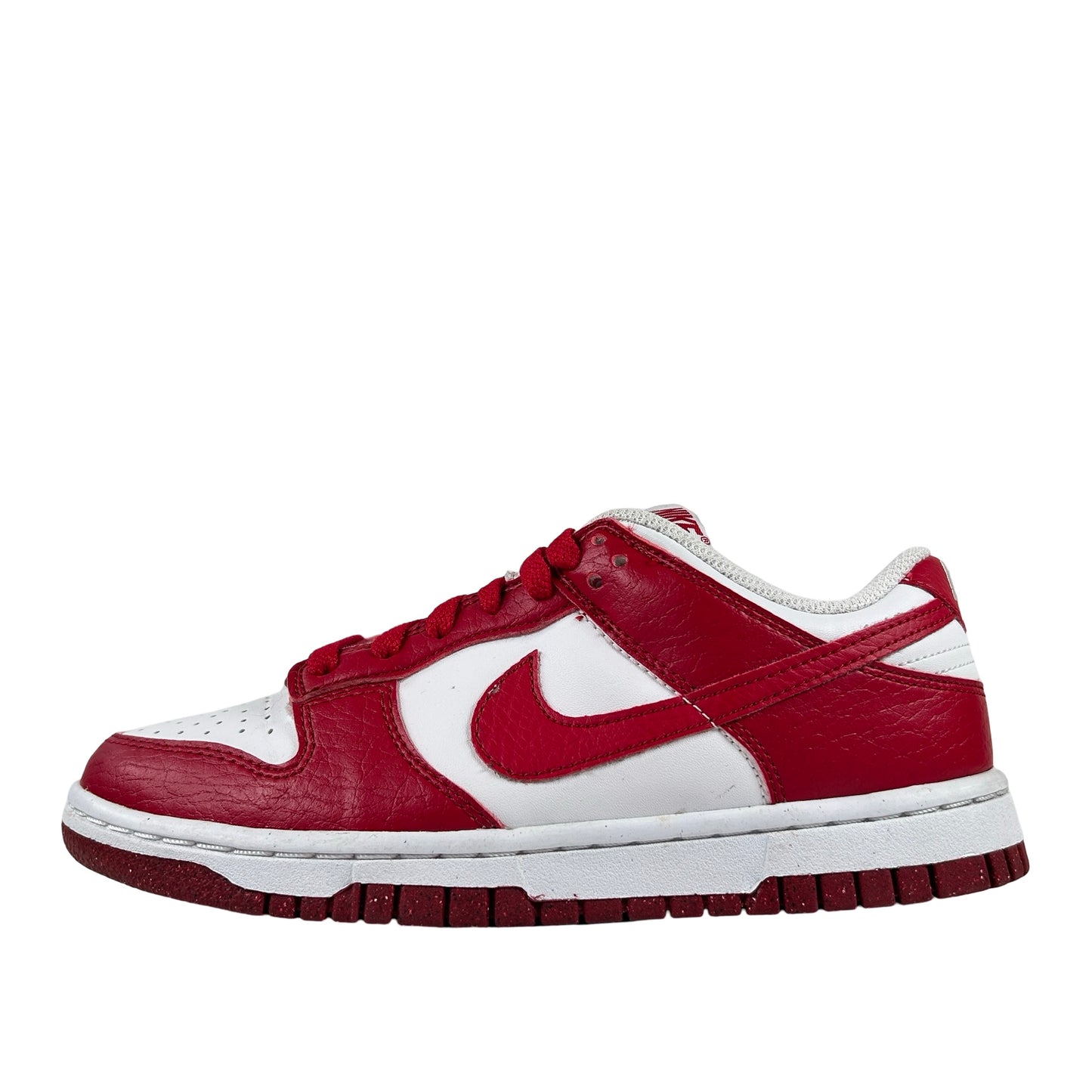 DN1431 101 Nike Dunk Low Next Nature White Gym Red (Women's) [USED] - 5.5 W (Used) (No Box)