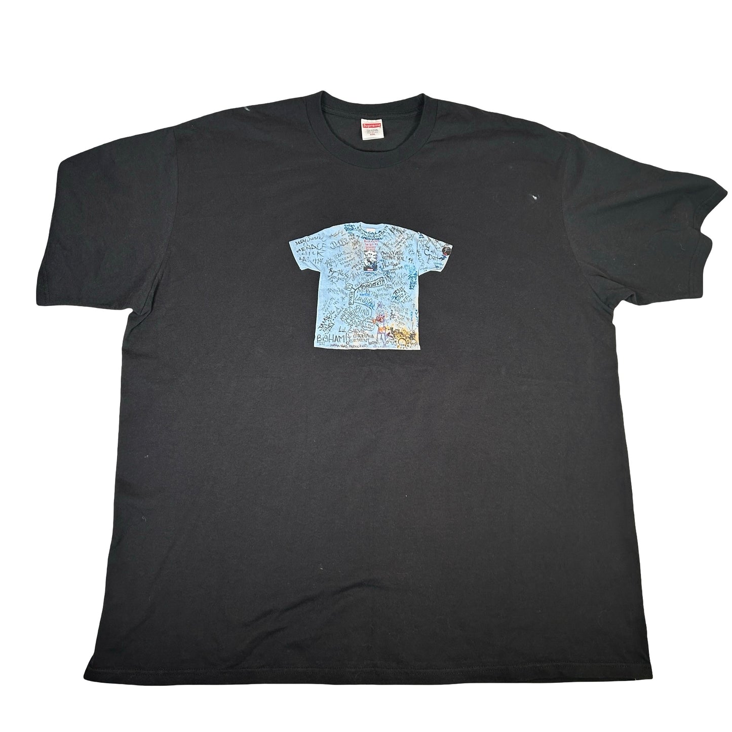 Supreme 30th Anniversary First Tee Black [USED] - XXL (Used)