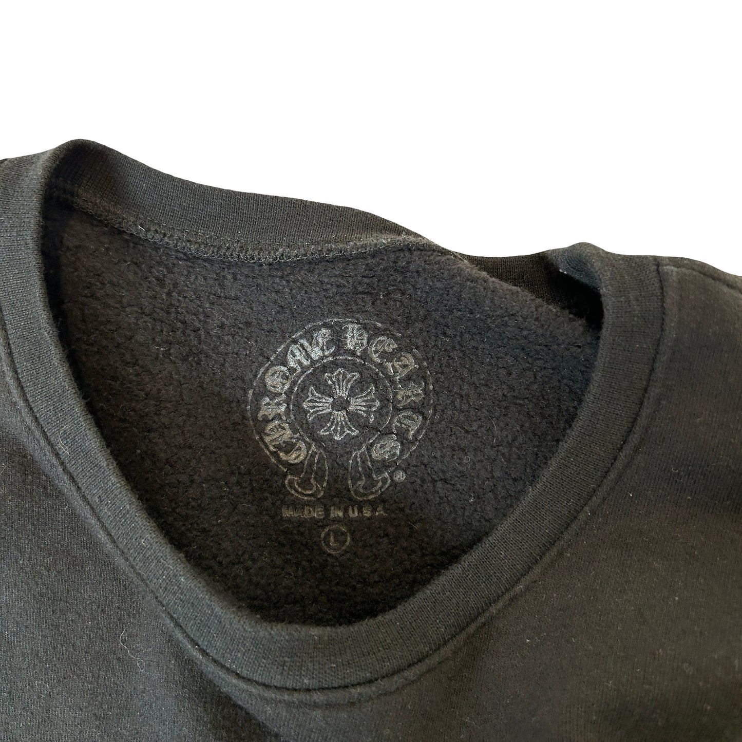 Chrome Hearts Horseshoe Crewneck Black [USED] - L (Used)