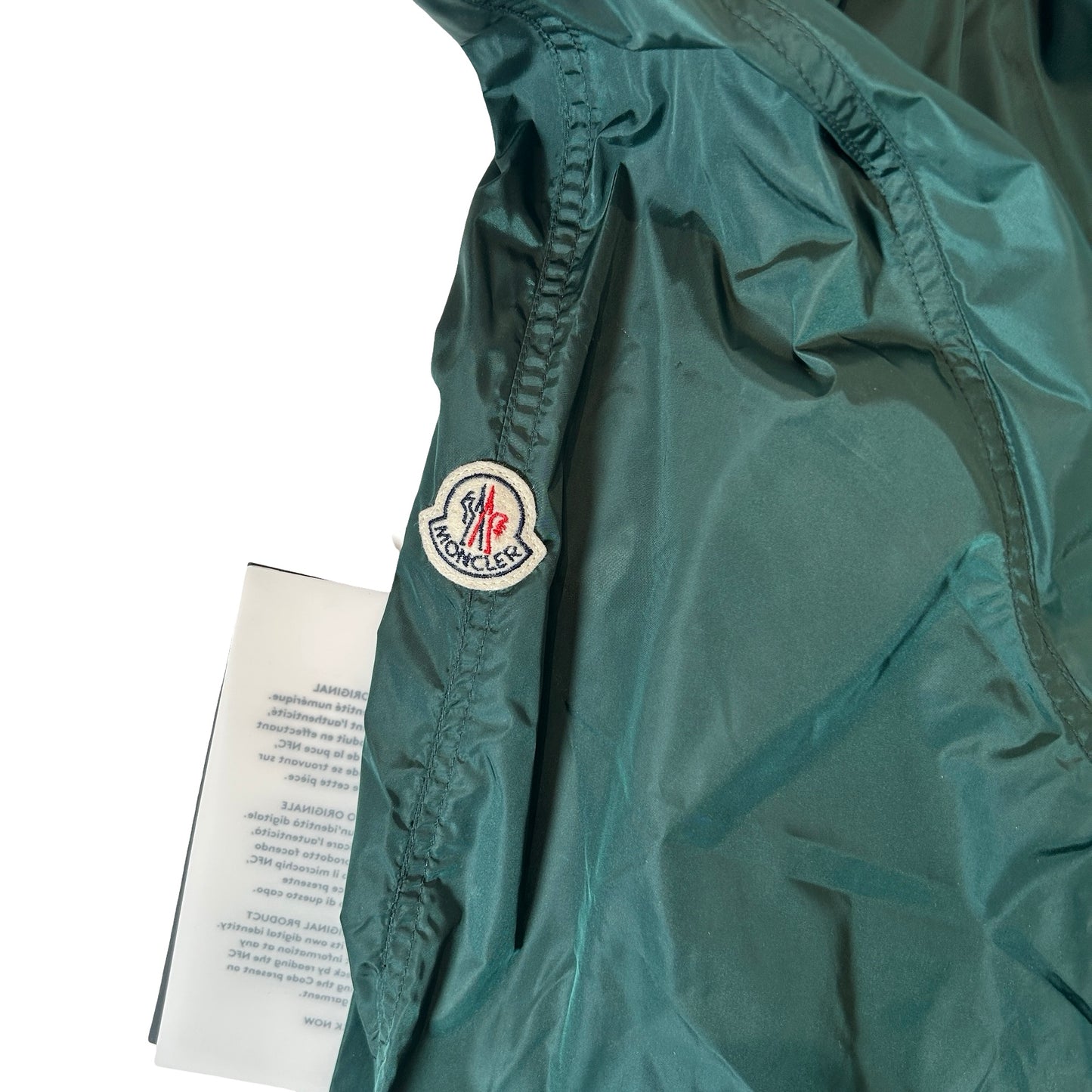 Moncler Genius 2 1952 Allos Contrast Trimmed Nylon Jacket Green [USED] - 4XL (Used)