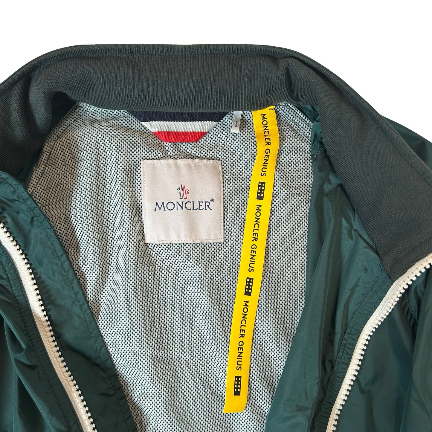 Moncler Genius 2 1952 Allos Contrast Trimmed Nylon Jacket Green [USED] - 4XL (Used)