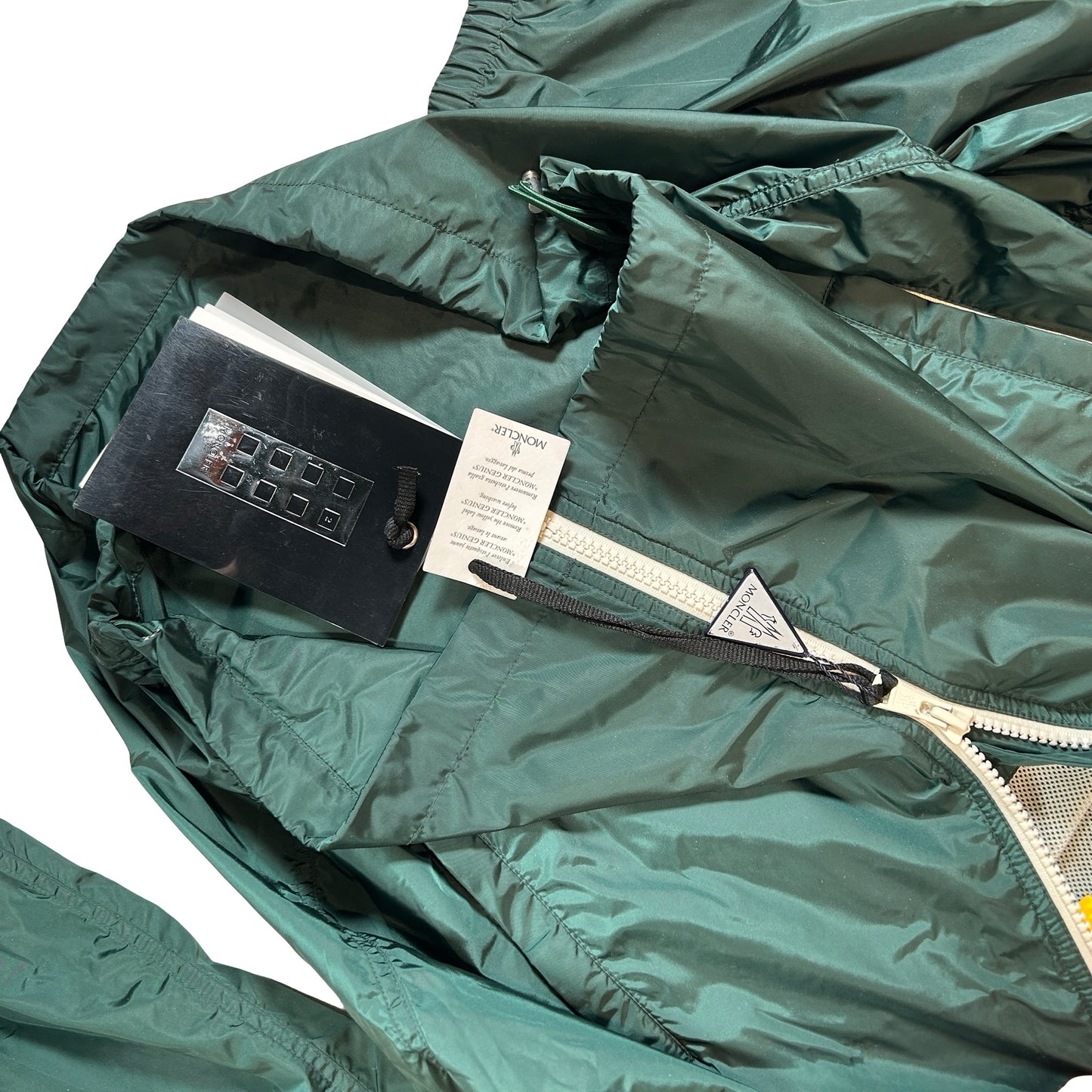 Moncler Genius 2 1952 Allos Contrast Trimmed Nylon Jacket Green [USED] - 4XL (Used)