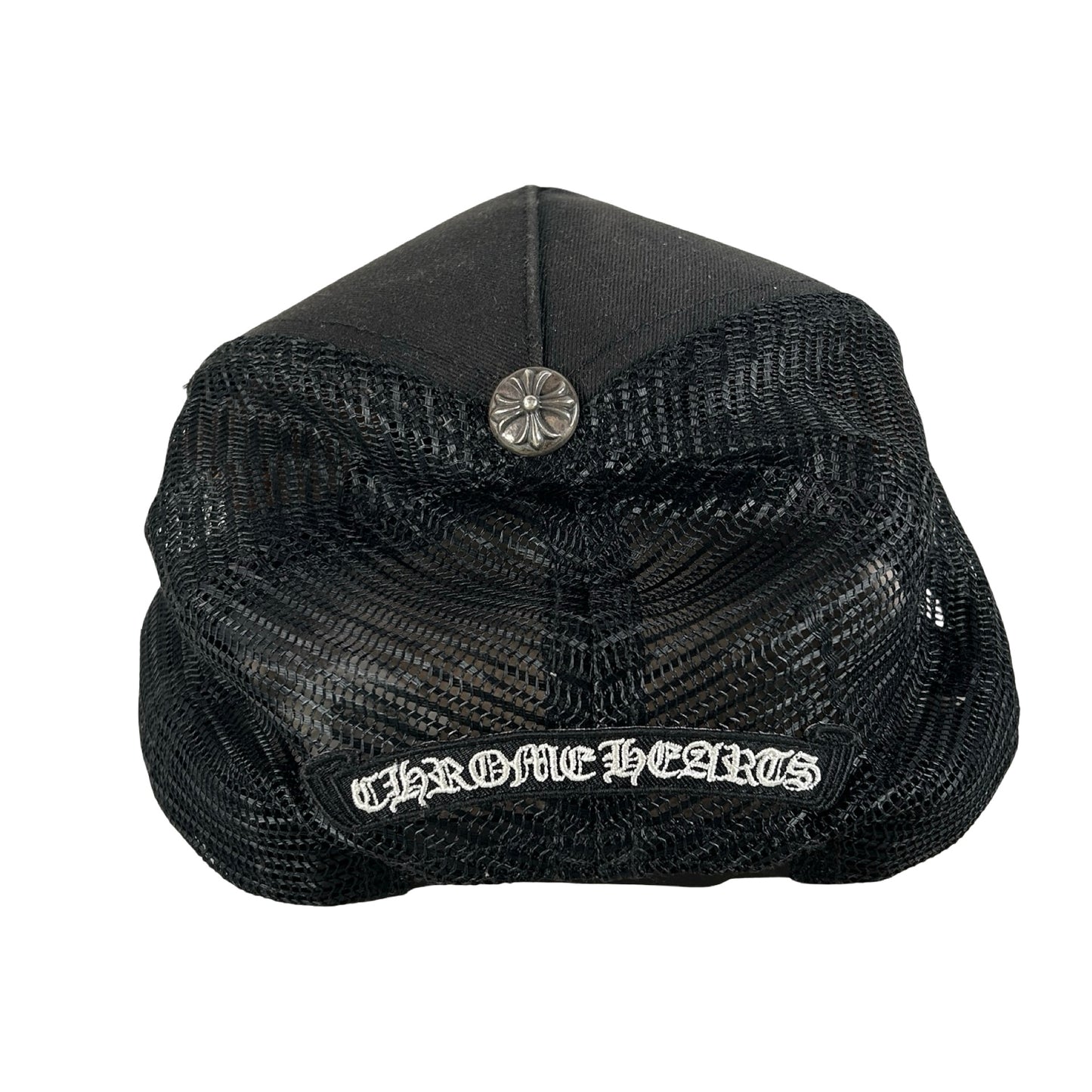 Chrome Hearts Eye Chart Made in Hollywood Trucker Hat Black [USED]