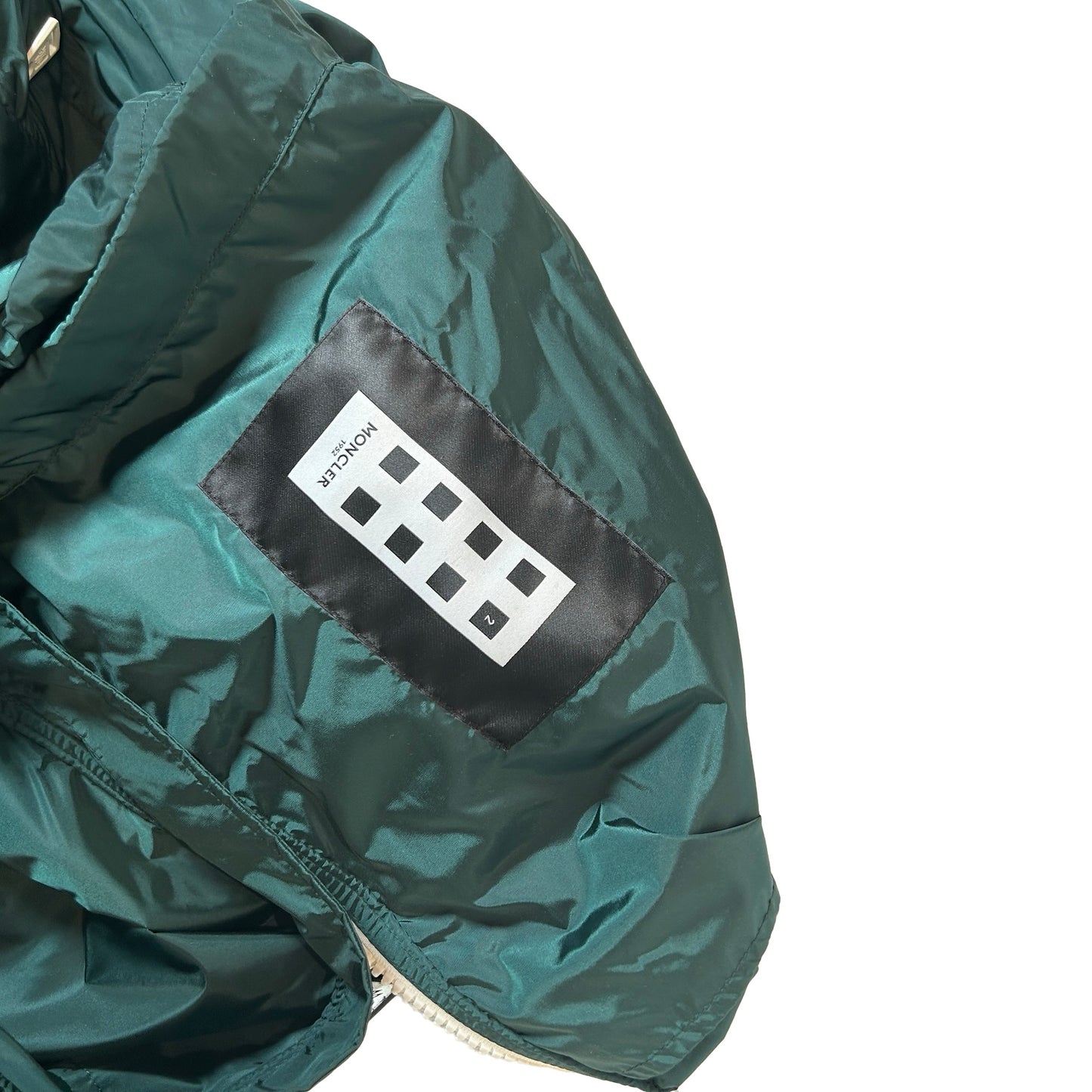 Moncler Genius 2 1952 Allos Contrast Trimmed Nylon Jacket Green [USED] - 4XL (Used)