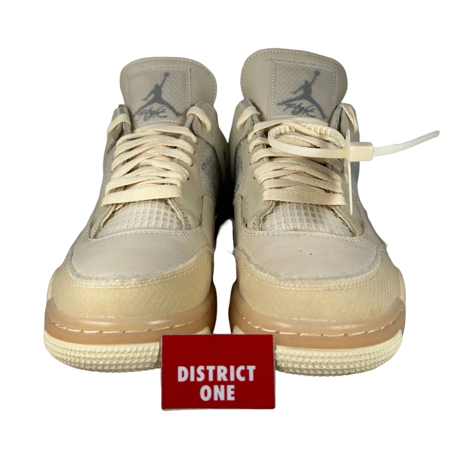 CV9388 100 Jordan 4 Retro Off-White Sail (Women's) [USED] - 10.5 W (Used6)