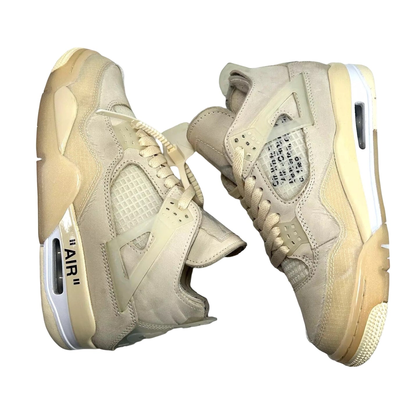 CV9388 100 Jordan 4 Retro Off-White Sail (Women's) [USED] - 6.5 W (Used2)