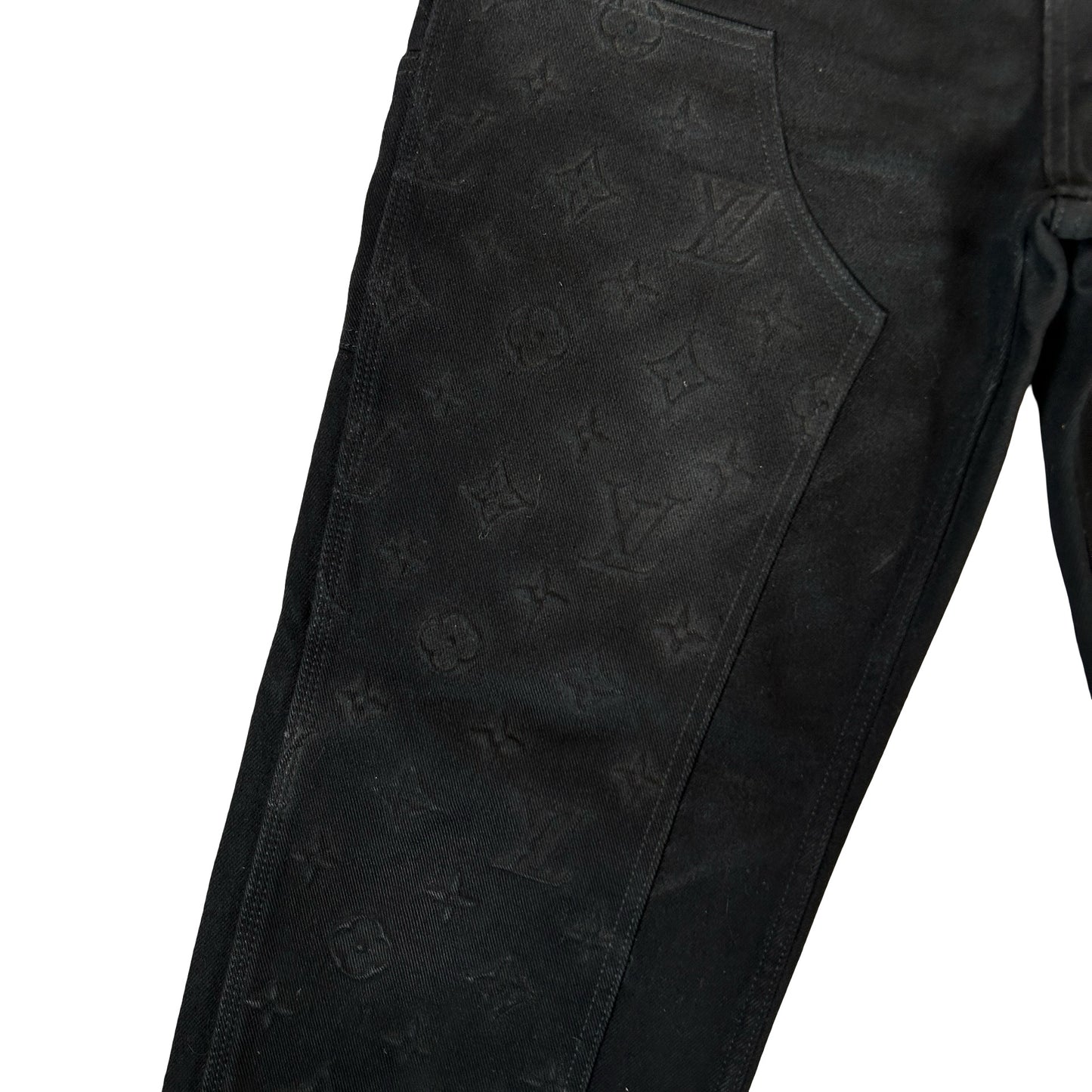 Louis Vuitton Monogram Carpenter Workwear Double Knee Pants [USED] - 30 (Used)
