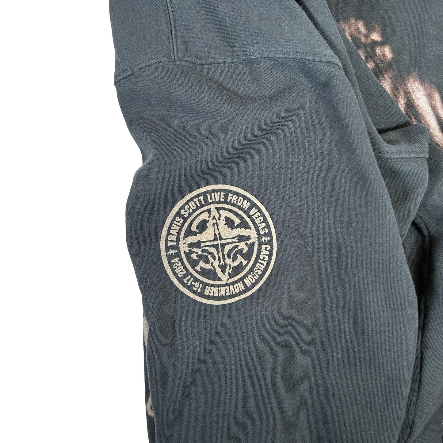 Travis Scott Utopia My Eyes Zip Hoodie Black [USED] - XXL (Used2)