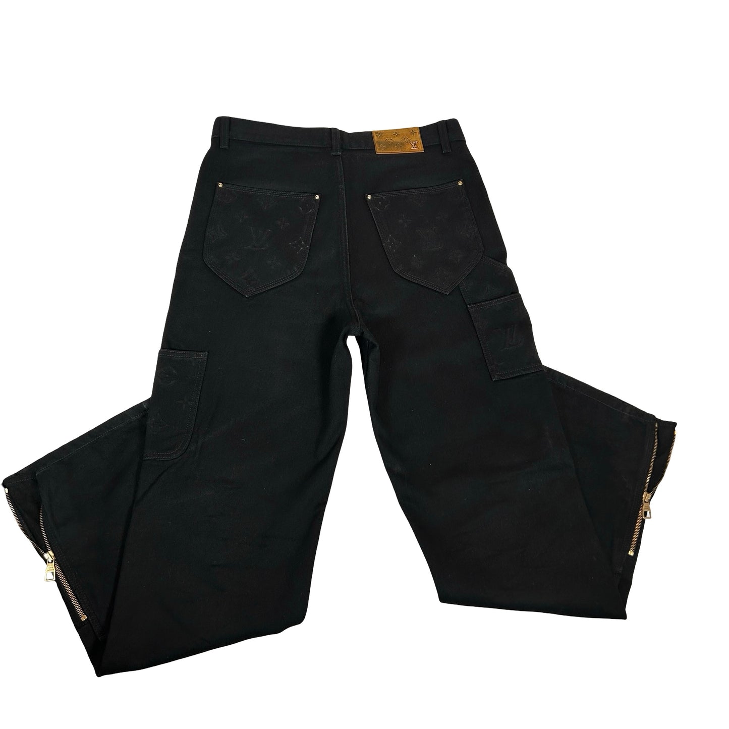 Louis Vuitton Monogram Carpenter Workwear Double Knee Pants [USED] - 30 (Used)