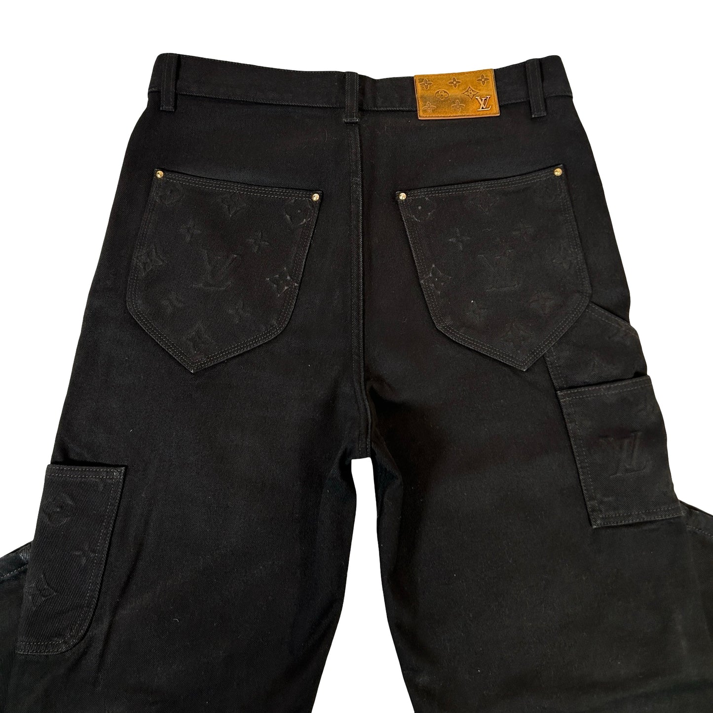Louis Vuitton Monogram Carpenter Workwear Double Knee Pants [USED] - 30 (Used)