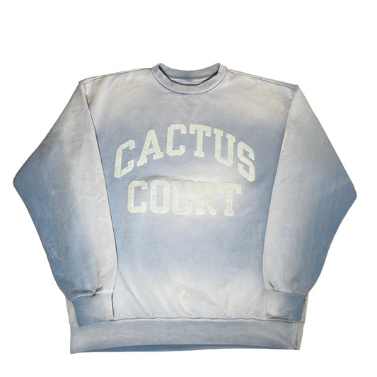 Nike x Travis Scott Cactus Jack Court Crewneck Ice Blue