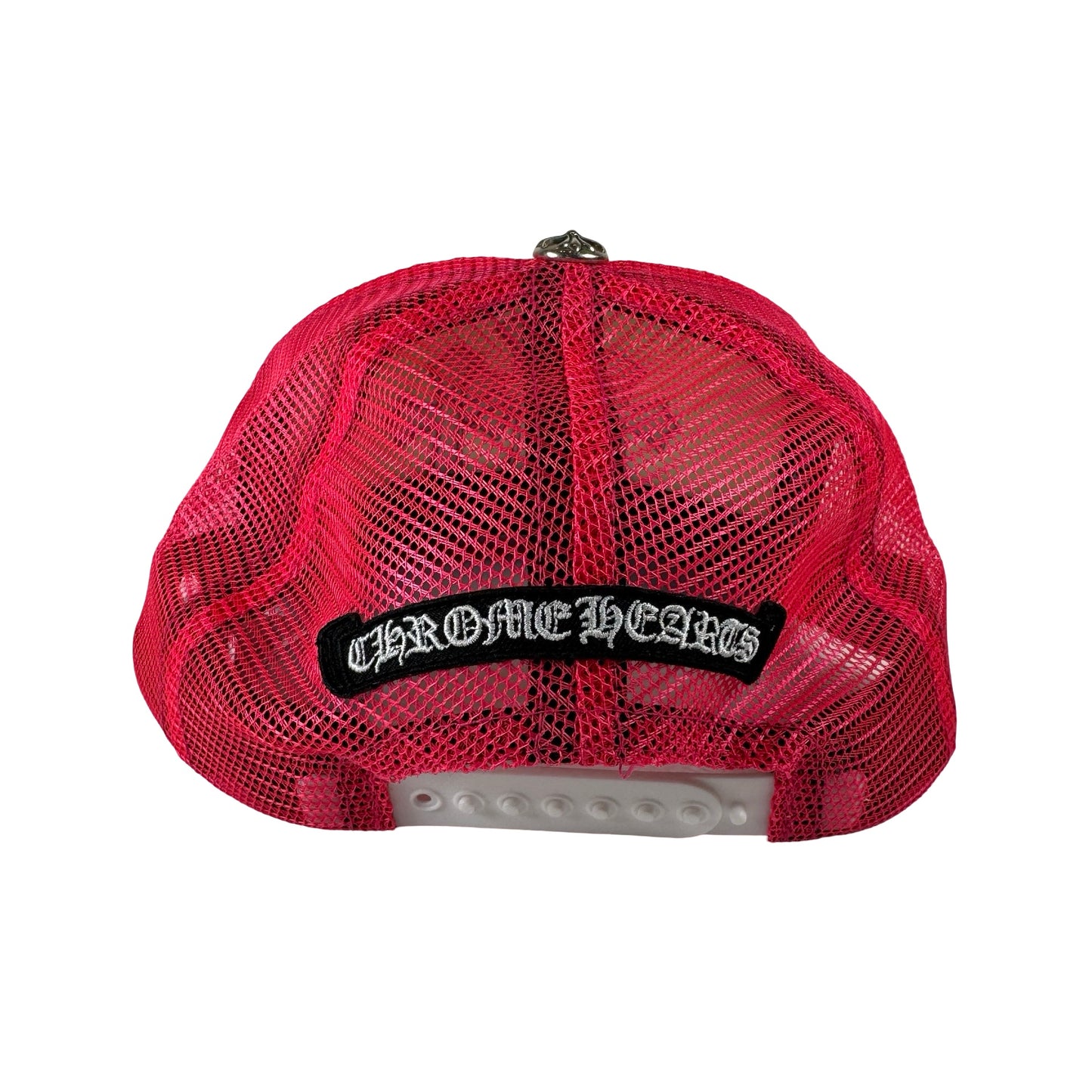 Chrome Hearts Cemetery Trucker Hat Neon Pink [USED]