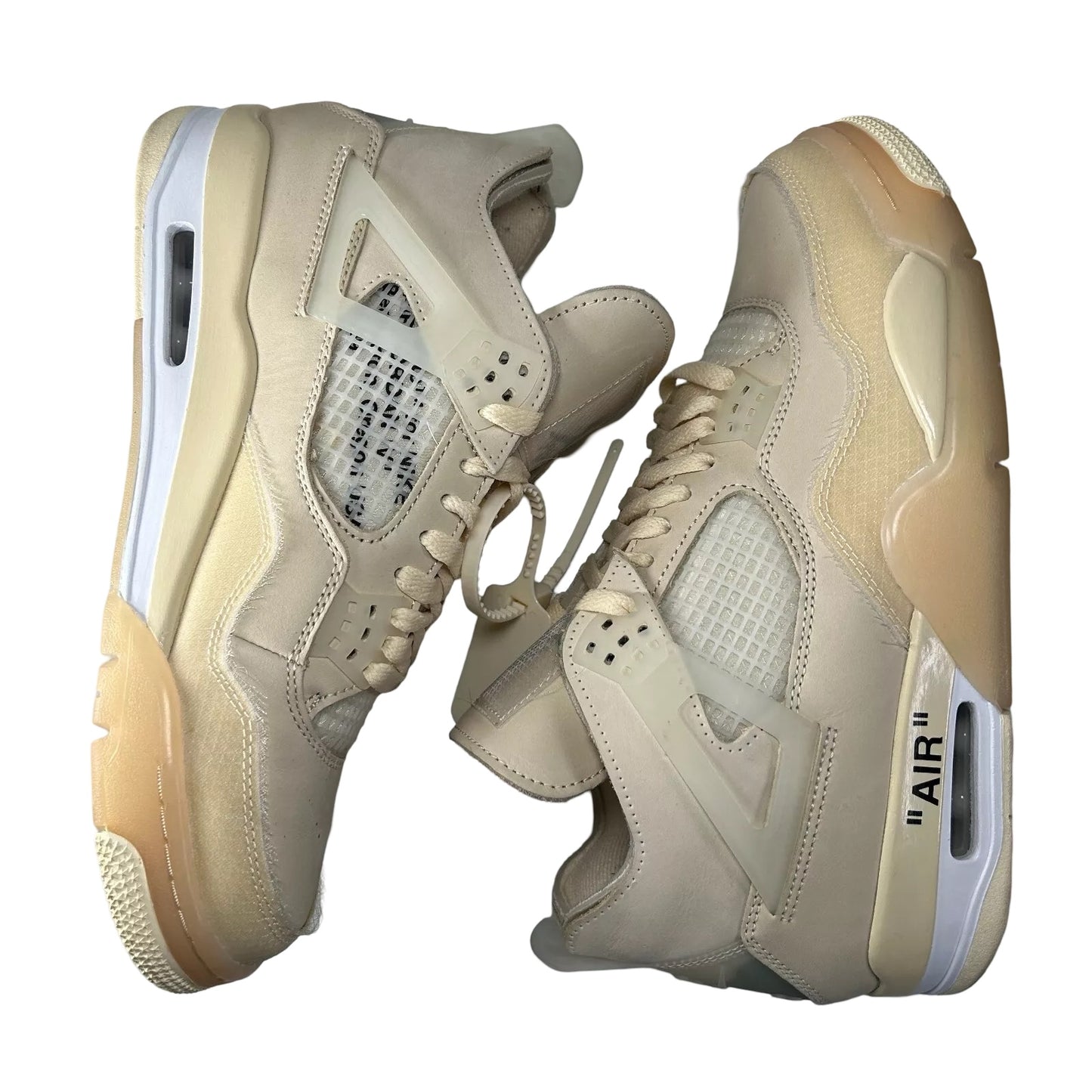 CV9388 100 Jordan 4 Retro Off-White Sail (Women's) [USED] - 10.5 W (Used6)