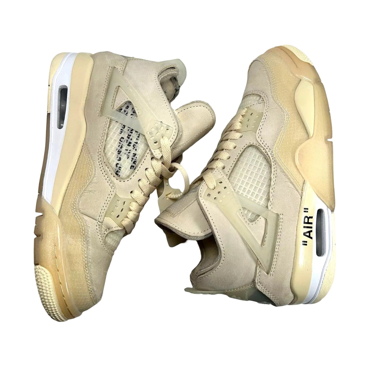 CV9388 100 Jordan 4 Retro Off-White Sail (Women's) [USED] - 6.5 W (Used2)