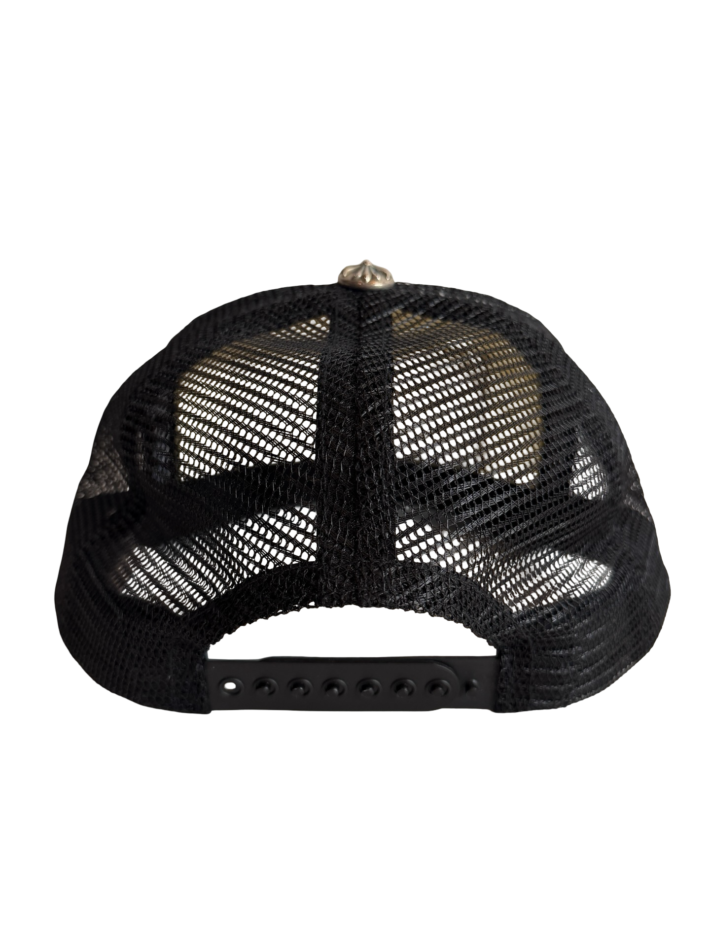 Chrome Hearts CH Hollywood Trucker Hat Black/White [USED] [8/10]
