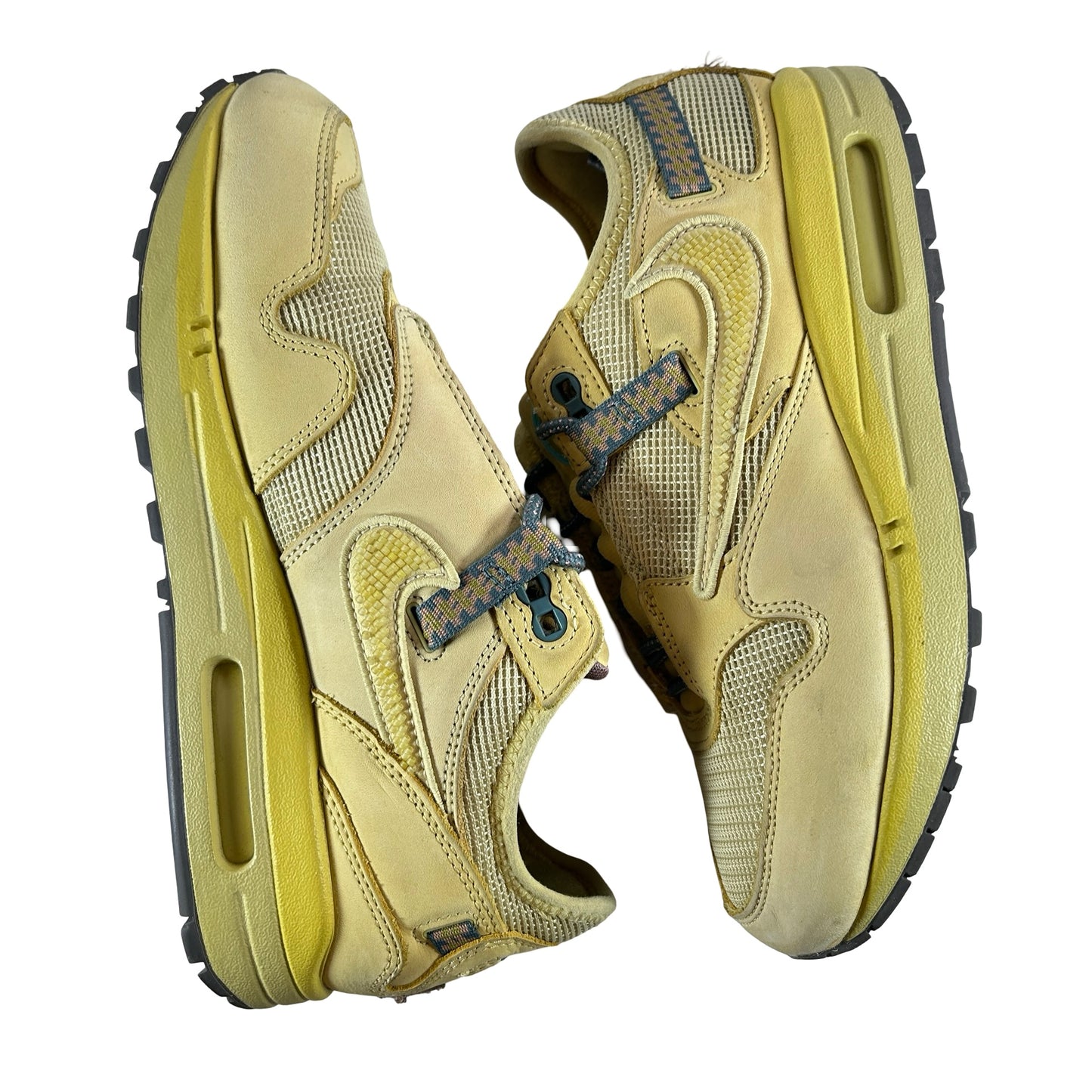 DO9392 700 Nike Air Max 1 Travis Scott Cactus Jack Saturn Gold [USED] - 6.5 M (Used)