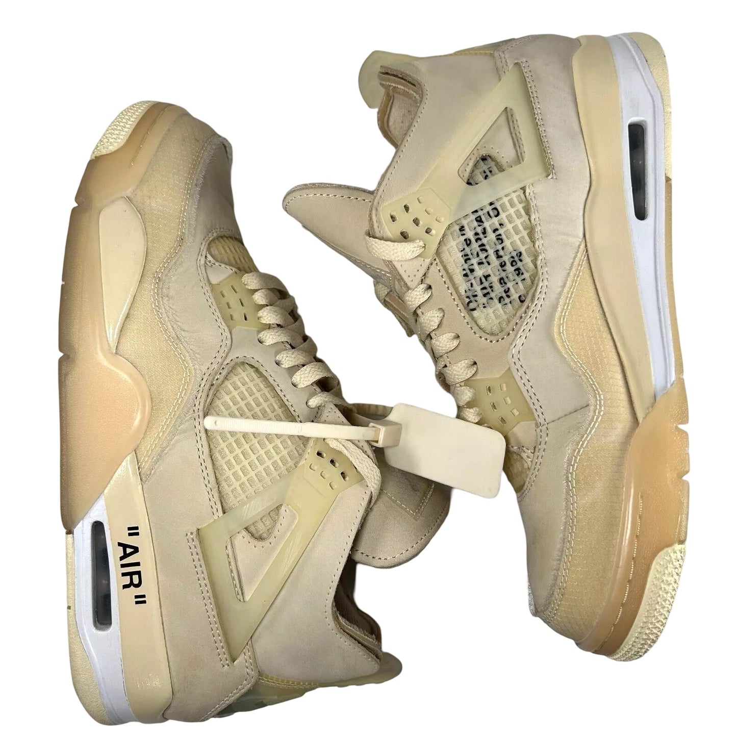 CV9388 100 Jordan 4 Retro Off-White Sail (Women's) [USED] - 10.5 W (Used5)