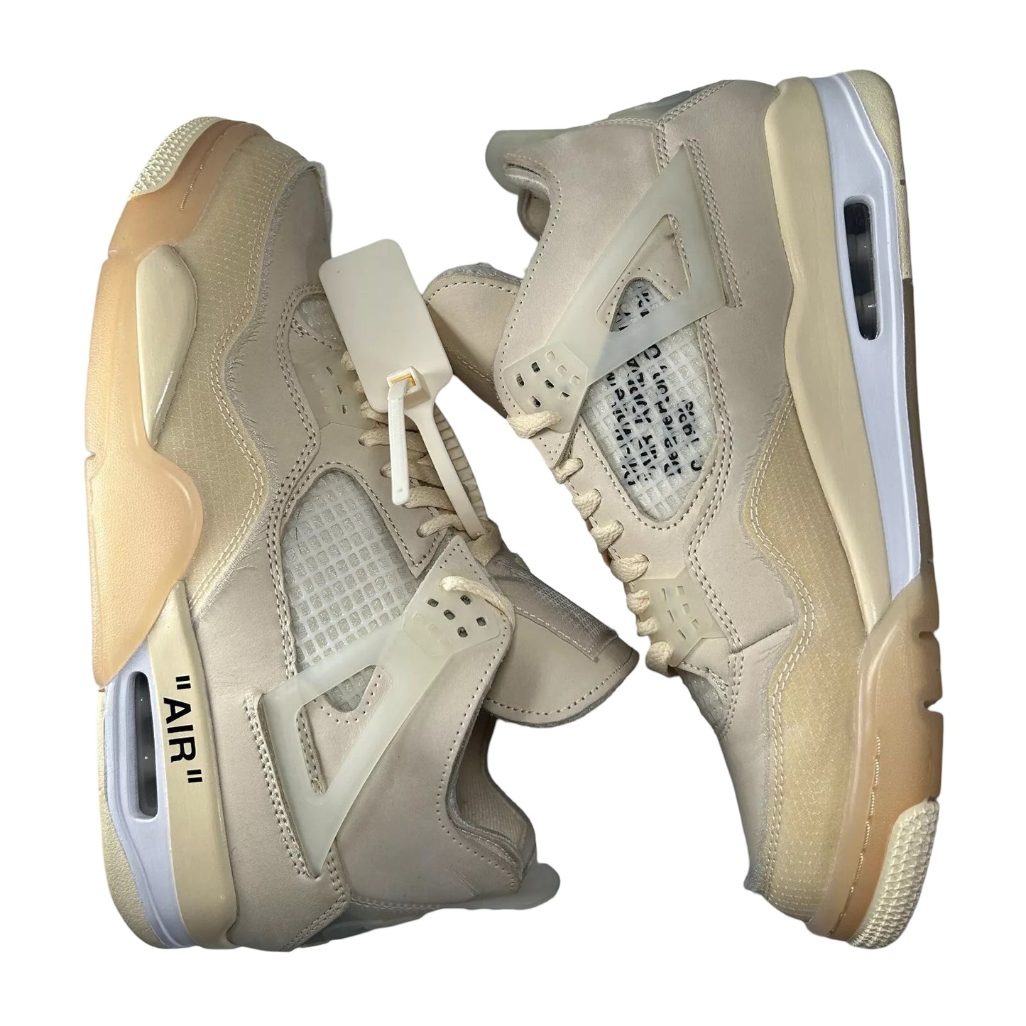 CV9388 100 Jordan 4 Retro Off-White Sail (Women's) [USED] - 10.5 W (Used6)