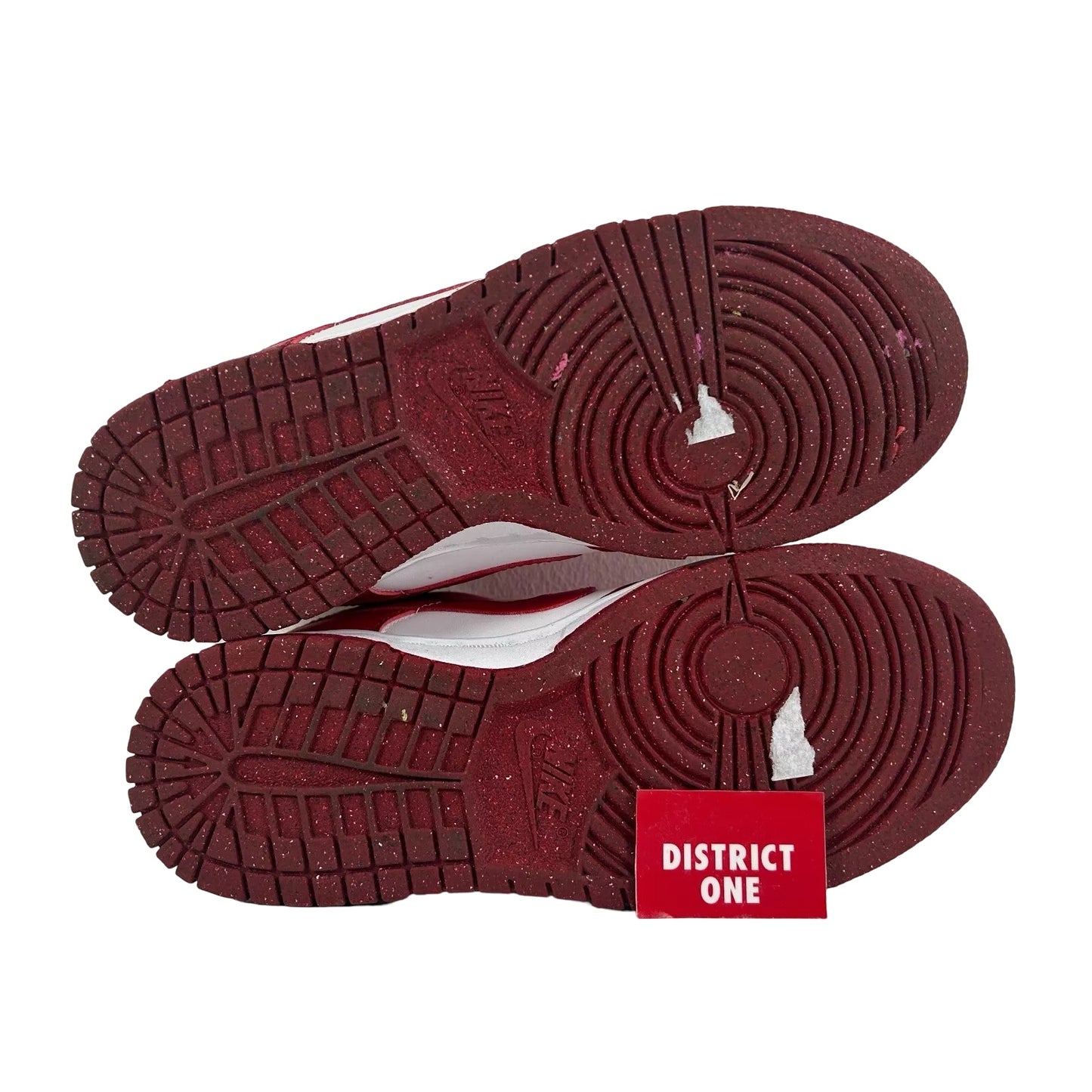 DN1431 101 Nike Dunk Low Next Nature White Gym Red (Women's) [USED] - 5.5 W (Used) (No Box)