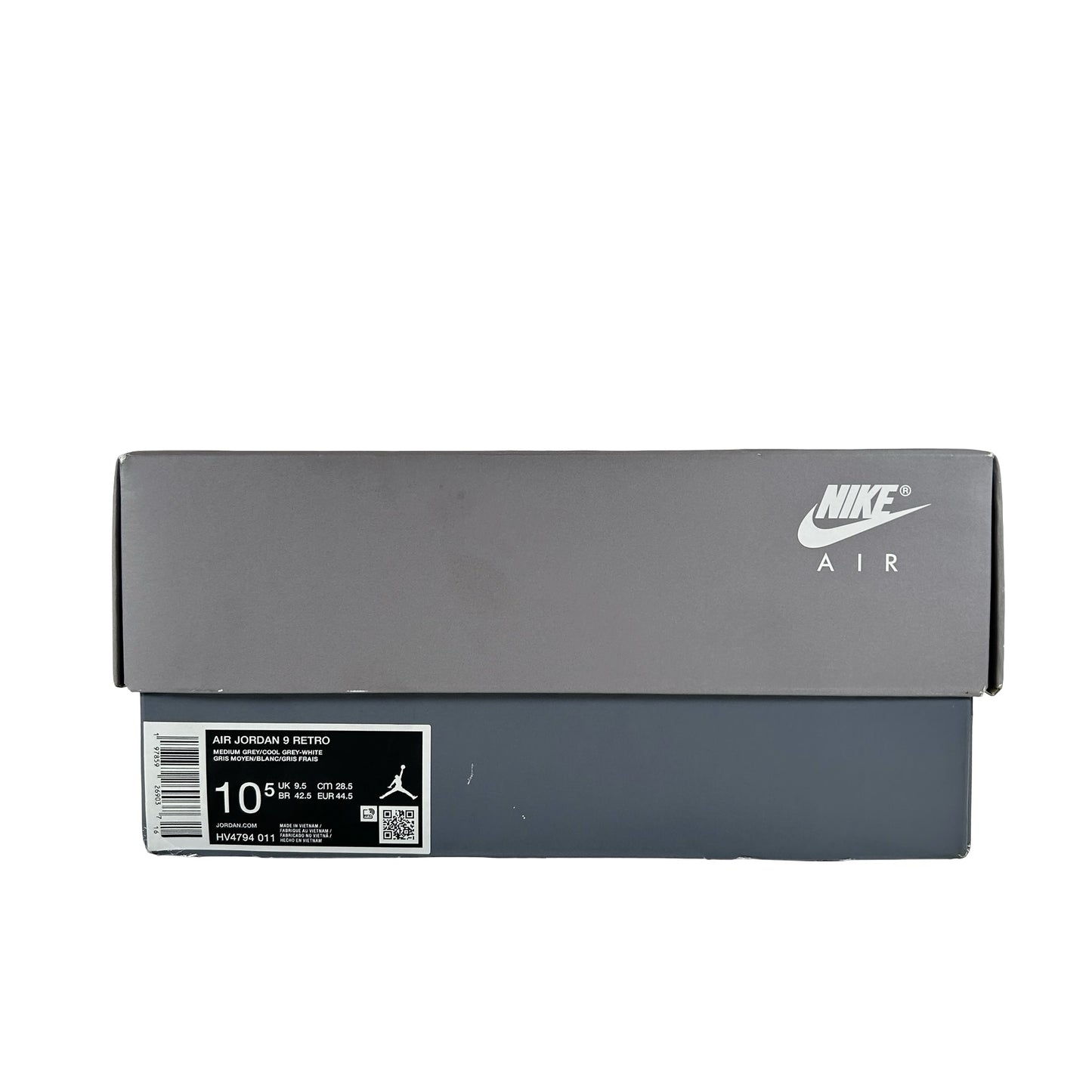 HV4794 011 Jordan 9 Retro Cool Grey (2025) [USED] - 10.5 M (Used)