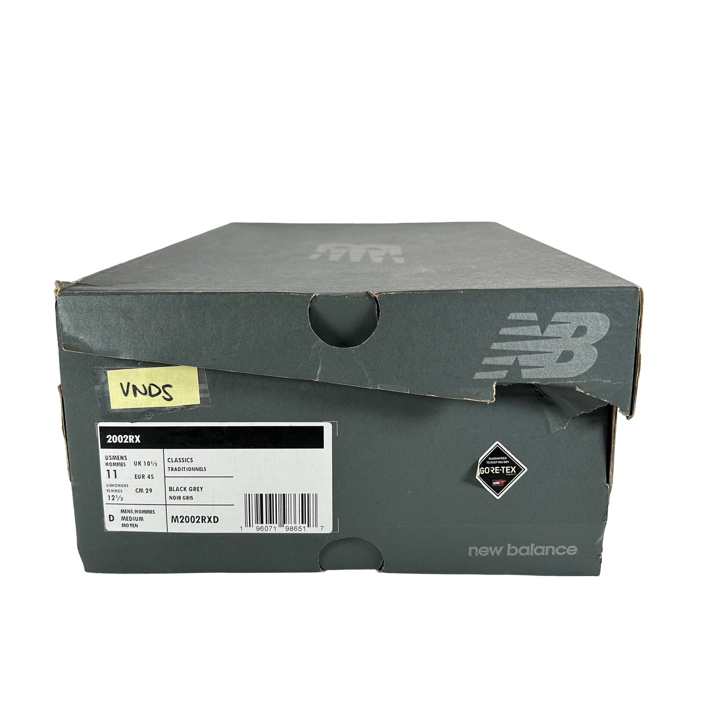M2002RXD New Balance 2002R Gore-Tex Black Castlerock [USED] - 11 M (VNDS)