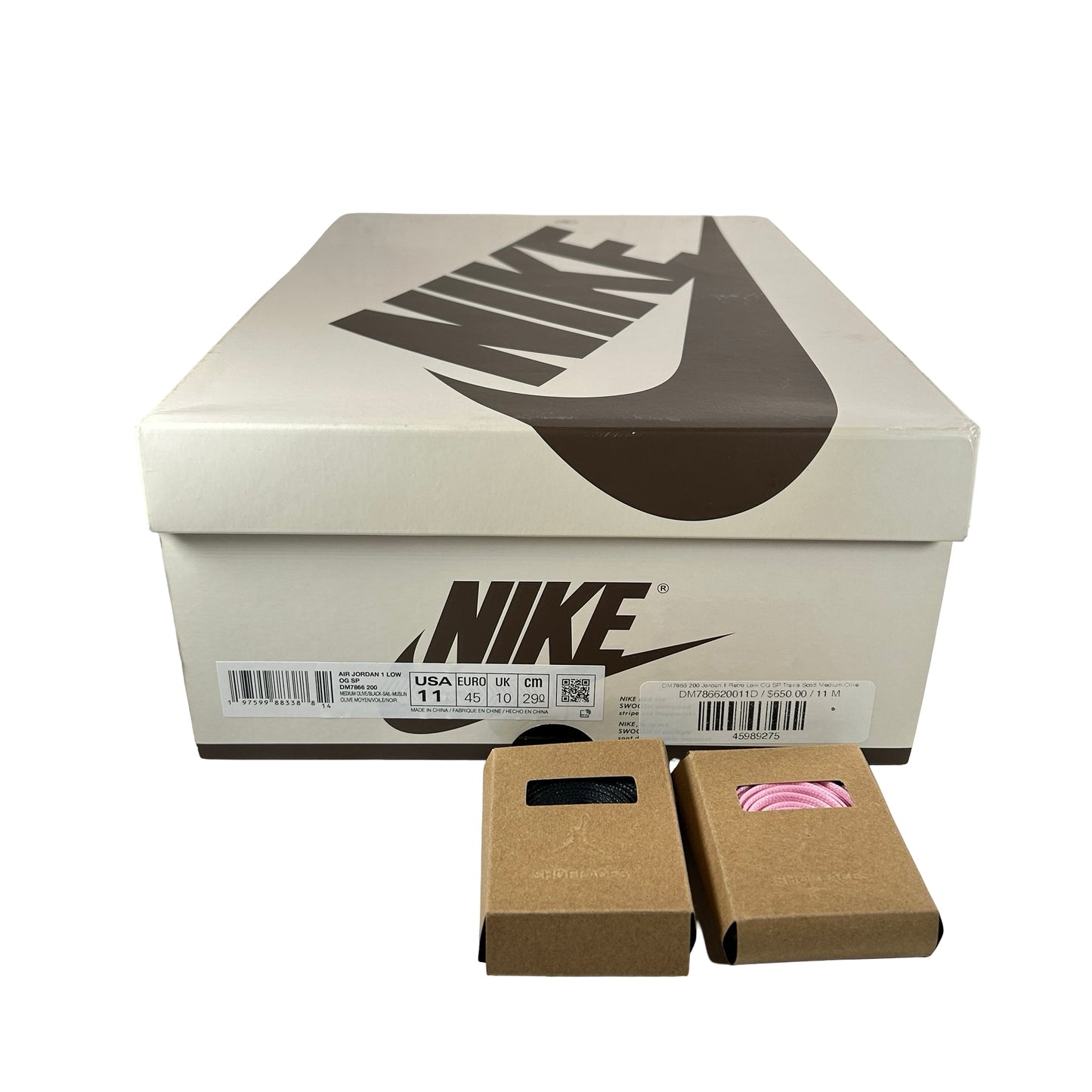 DM7866 200 Jordan 1 Retro Low OG SP Travis Scott Medium Olive [USED] - 11 (Used)