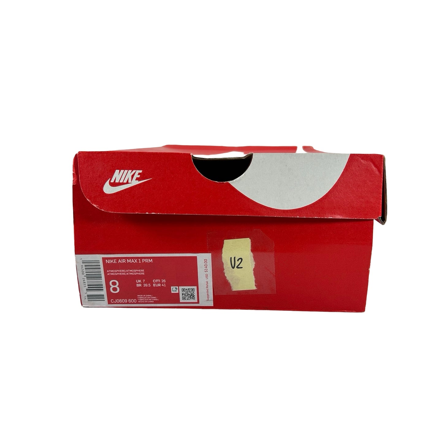 CJ0609 600 Nike Air Max 1 Strawberry Lemonade (2020) [USED] - 8 M (Used)