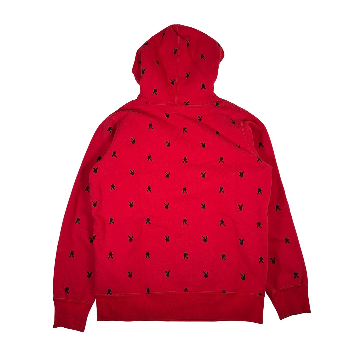 Supreme/Playboy Hooded Sweatshirt (FW15) Red [USED] - M (Used)