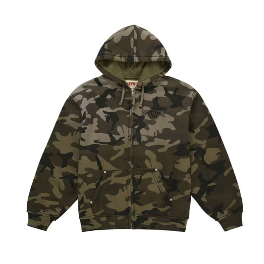 Supreme True Religion Zip Up Hooded Sweatshirt (FW25) Woodland Camo