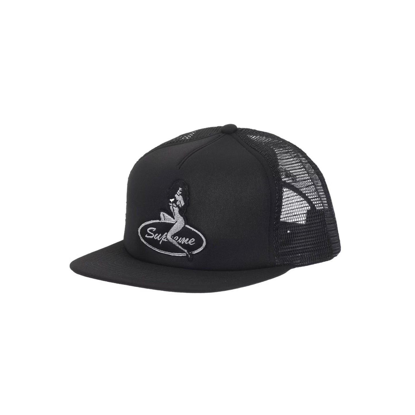 Supreme Pinup Mesh Back 5-Panel Black [Used]
