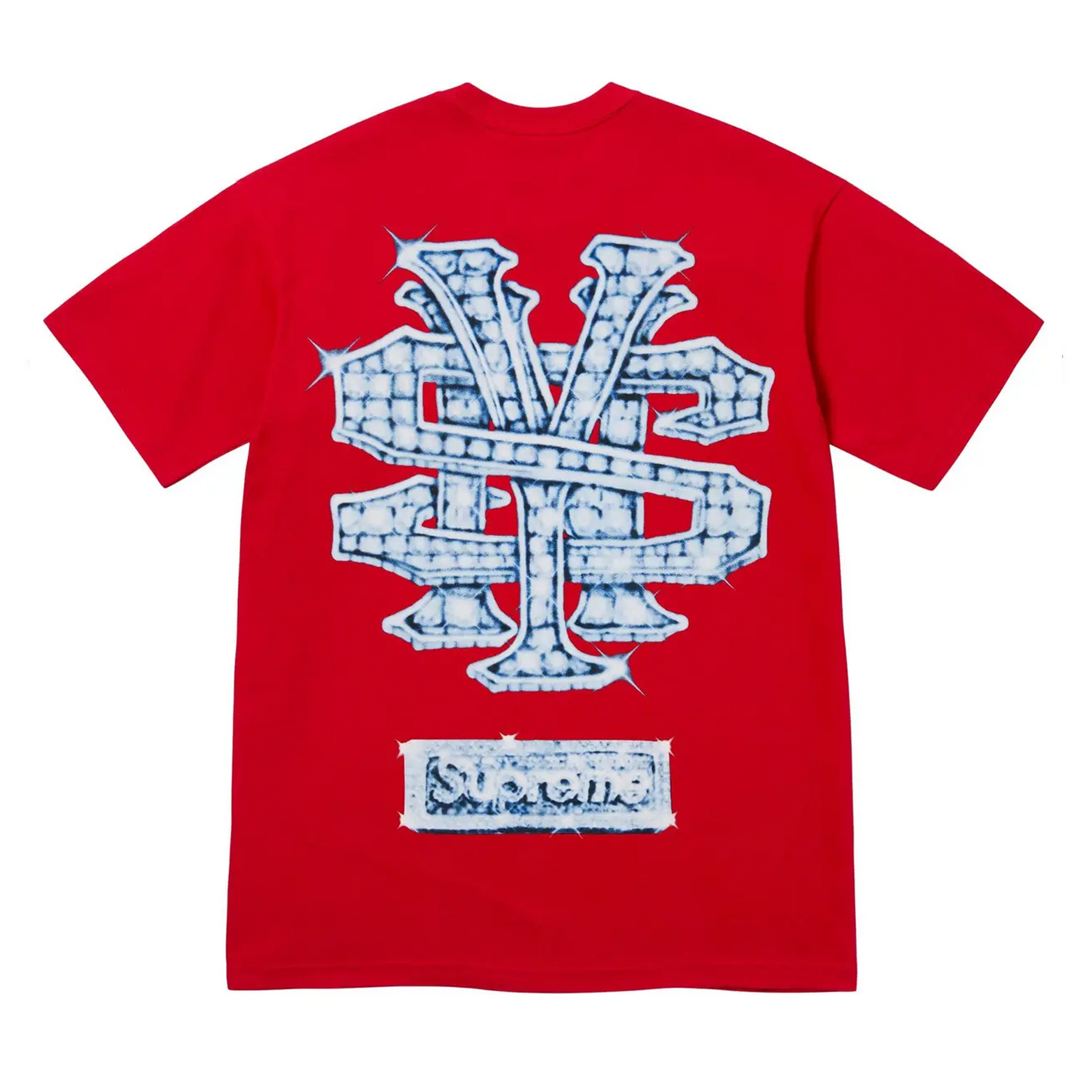 Supreme Snowman Tee Red